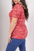 Picture of CURVY GIRL FLORAL TOP - GREAT FITTING